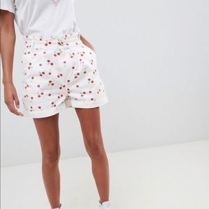 Asos Design Cherry Print Shorts with Tags!